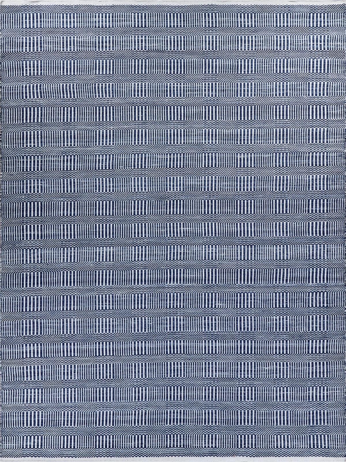 Exquisite Rugs Naples 4884 Ivory/Blue Area Rug