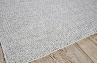 Exquisite Rugs Gamma 4885 Silver Area Rug Corner Image