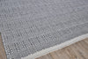 Exquisite Rugs Echo 4892 Ivory/Gray Area Rug Corner Image