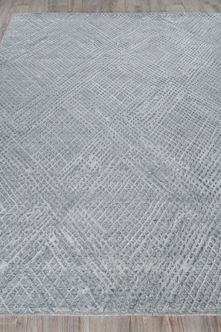 Exquisite Rugs Crescendo 4902 Silver Area Rug Closeup Image