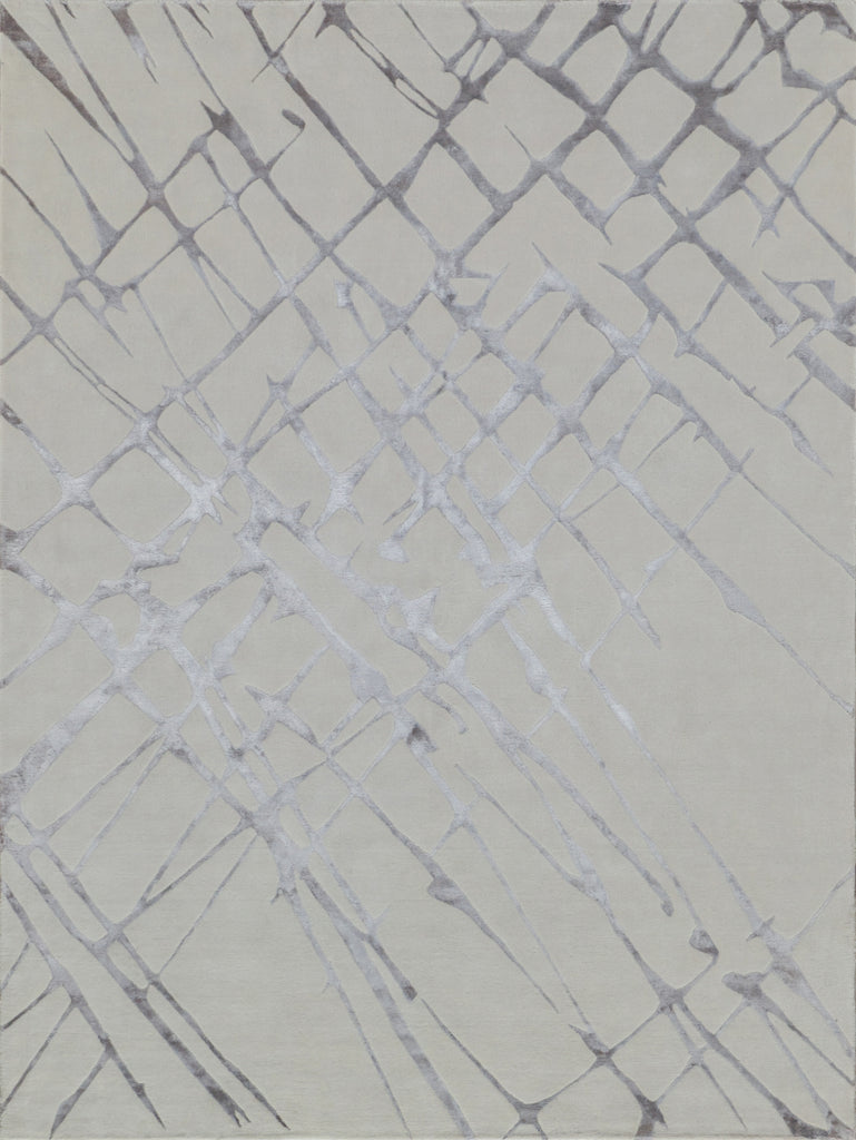 Exquisite Rugs Aries 4907 Silver Area Rug by The Met main image