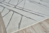 Exquisite Rugs Aries 4907 Silver Area Rug by The Met Corner Image