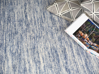 Exquisite Rugs Tranquility 4951 Blue Area Rug Lifestyle Image Feature