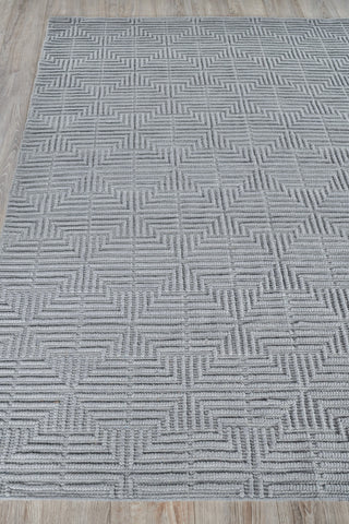 Exquisite Rugs Manzoni 4958 Gray Area Rug Closeup Image