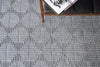 Exquisite Rugs Manzoni 4958 Gray Area Rug Detail Image