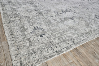 Exquisite Rugs Cambridge 4966 Gray/Silver Area Rug Corner Image