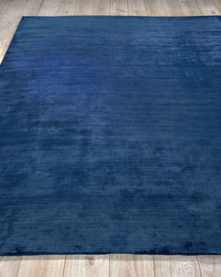 Exquisite Rugs The Blues 4975 Navy Area Rug Closeup Image