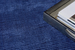 Exquisite Rugs The Blues 4977 Navy Area Rug Lifestyle Image Feature