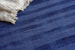 Exquisite Rugs The Blues 4978 Navy Area Rug Lifestyle Image Feature