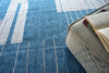 Exquisite Rugs Scandinavian 4992 Blue/Ivory Area Rug Lifestyle Image Feature
