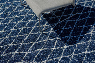 Exquisite Rugs Giorgio 4995 Navy/Ivory Area Rug 