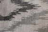 Exquisite Rugs Bamboo Silk 5001 Silver/Charcoal Area Rug Closeup Image