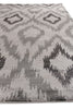 Exquisite Rugs Bamboo Silk 5001 Silver/Charcoal Area Rug Pile Image