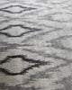 Exquisite Rugs Bamboo Silk 5001 Silver/Charcoal Area Rug Lifestyle Image Feature