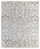 Exquisite Rugs Bamboo Silk 5005 Ivory/Silver Area Rug main image