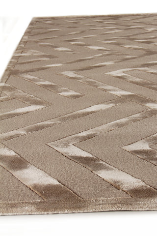 Exquisite Rugs Metro Velvet 5009 Beige Area Rug by The Met Corner Image