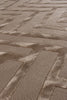 Exquisite Rugs Metro Velvet 5009 Beige Area Rug by The Met Closeup Image