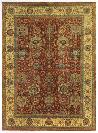 Exquisite Rugs Fine Serapi 5019 Rust/Light Gold Area Rug main image