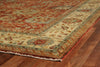 Exquisite Rugs Fine Serapi 5019 Rust/Light Gold Area Rug Corner Image