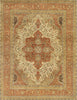 Exquisite Rugs Fine Serapi 5022 Ivory/Rust Area Rug main image