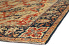 Exquisite Rugs Antique Weave Serapi 5024 Rust/Navy/Gold Area Rug Corner Image
