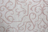 Exquisite Rugs Bamboo Silk 5025 Light Pink/Ivory Area Rug Corner Image