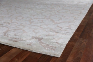 Exquisite Rugs Bamboo Silk 5025 Light Pink/Ivory Area Rug Pile Image