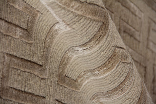 Exquisite Rugs Metro Velvet 5037 Beige Area Rug by The Met Pile Image