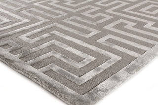 Exquisite Rugs Metro Velvet 5041 Taupe Area Rug by The Met Corner Image