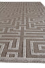 Exquisite Rugs Metro Velvet 5041 Taupe Area Rug by The Met Closeup Image