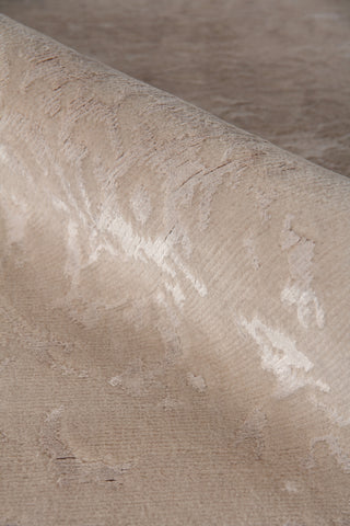 Exquisite Rugs Fine Bamboo 5045 Light Silver Area Rug Detail Image