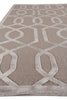 Exquisite Rugs Metro Velvet 5046 Light Taupe Area Rug by The Met Closeup Image