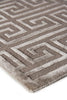 Exquisite Rugs Metro Velvet 5048 Taupe Area Rug by The Met Corner Image