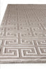 Exquisite Rugs Metro Velvet 5048 Taupe Area Rug by The Met Closeup Image