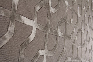 Exquisite Rugs Metro Velvet 5057 Taupe Area Rug by The Met Lifestyle Image Feature