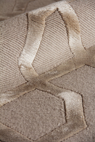 Exquisite Rugs Metro Velvet 5058 Light Beige Area Rug by The Met Pile Image