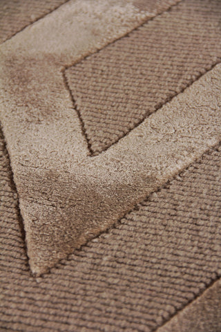 Exquisite Rugs Metro Velvet 5064 Light Beige Area Rug Pile Image