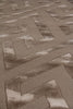 Exquisite Rugs Metro Velvet 5064 Light Beige Area Rug Lifestyle Image Feature