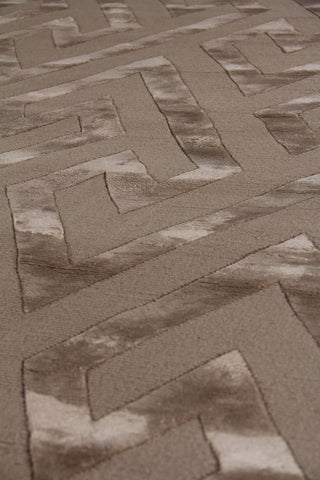 Exquisite Rugs Metro Velvet 5064 Light Beige Area Rug Lifestyle Image Feature