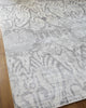 Exquisite Rugs Antique'd Silk 5066 Ivory/Silver Area Rug 
