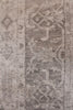 Exquisite Rugs Antique'd Silk 5067 Ivory/Silver Area Rug Closeup Image