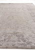 Exquisite Rugs Antique'd Silk 5067 Ivory/Silver Area Rug Pile Image
