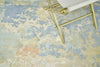 Exquisite Rugs Carrera 5073 Blue/Gold Area Rug Detail Image