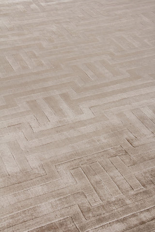 Exquisite Rugs Smooch Geo 5075 Beige Area Rug Lifestyle Image Feature
