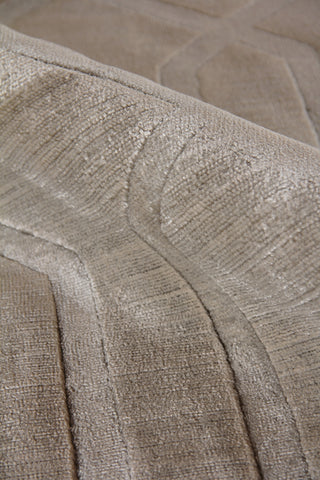 Exquisite Rugs Smooch Geo 5080 Silver Area Rug Pile Image