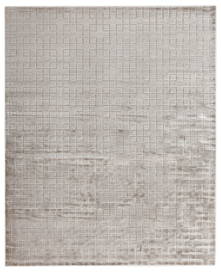 Exquisite Rugs Smooch Geo 5093 Silver Area Rug main image