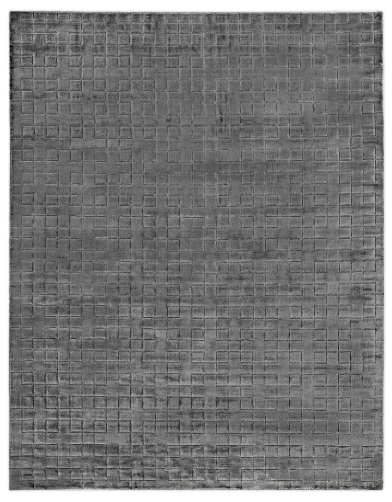 Exquisite Rugs Smooch Geo 5094 Dark Gray Area Rug main image