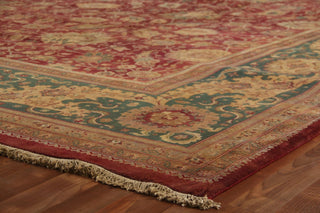 Exquisite Rugs Agra 5107 Red Area Rug Corner Image