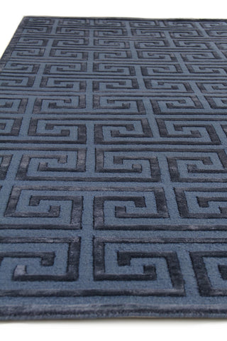 Exquisite Rugs Metro Velvet 5161 Blue Area Rug Pile Image