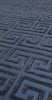 Exquisite Rugs Metro Velvet 5161 Blue Area Rug Detail Image